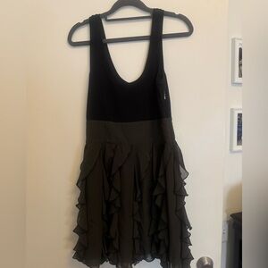 Express Black and Olive Mini Dress